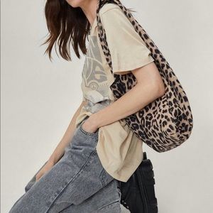 Leopard suede bag free people🦋🥰